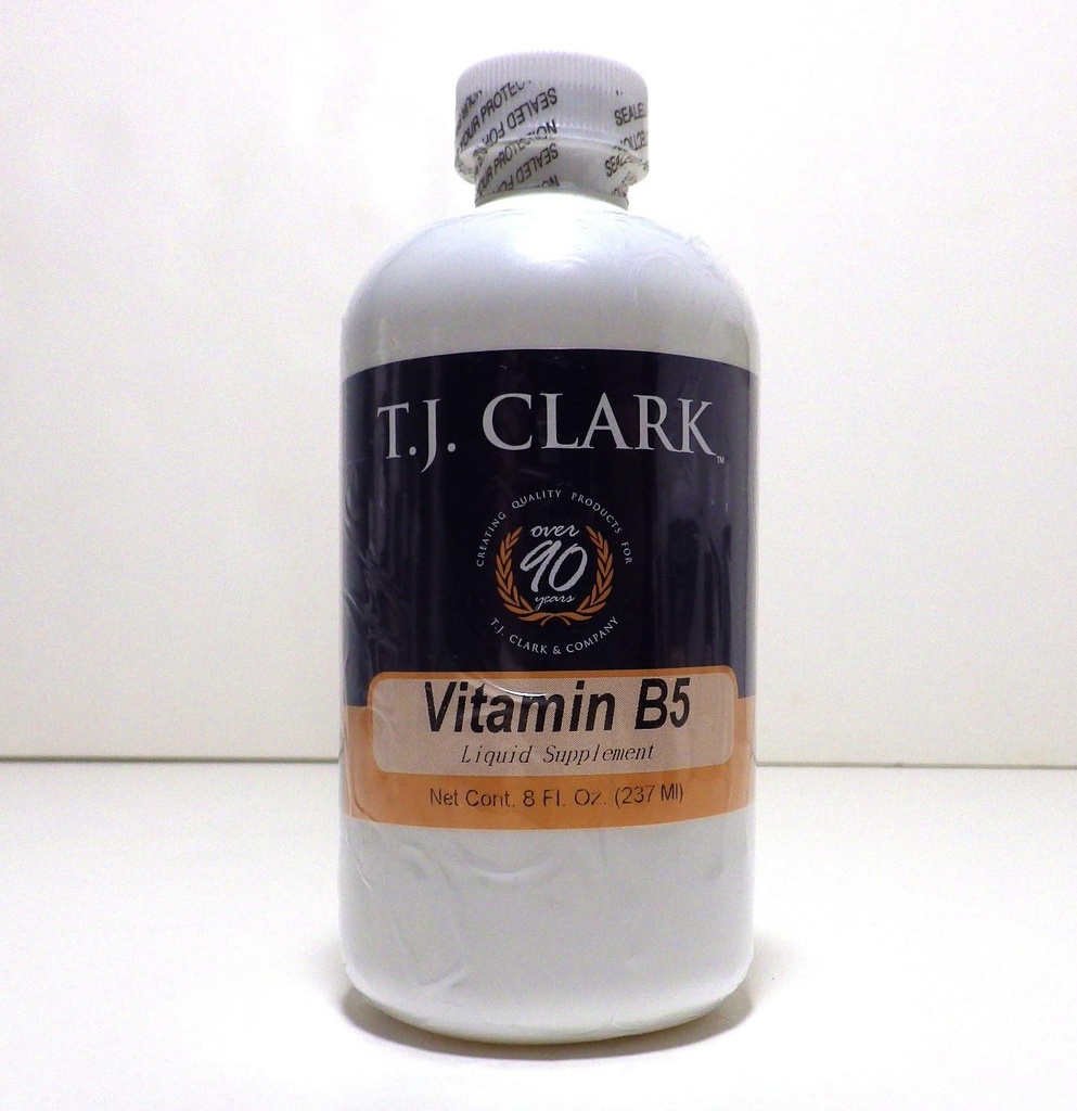 Vitamine B5 d-Calcium Pantothenaat 50mg- 8oz vloeibaar