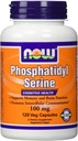 NOW Foods Fosfatidyl Serine 100mg,(2 x 120) 240 Veg Capsules