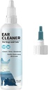 Dog & Cat Ear Cleaner – Gentle Otic Solution for Dogs & Cats – Pet Ear Wash for Wax, Debris & Odor – Itch Relief, Non-Irritating Formula – 4 oz
