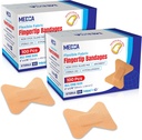 Flex Fabric Adhesive Bandages - Finger-Tip Bandages for Finger Care and to Protect Wounds from Infection - (200 Count)
