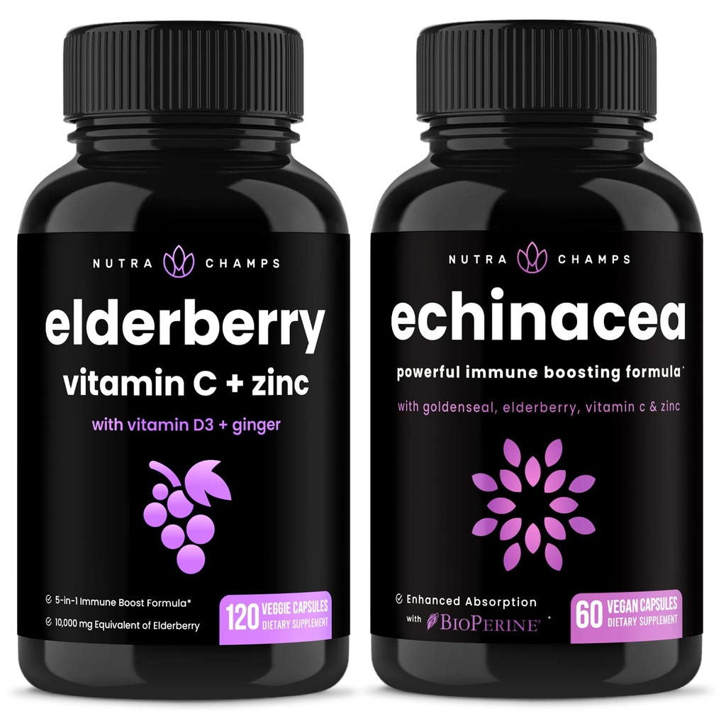 NutraChamps Vlierbes en Echinacea Bundel