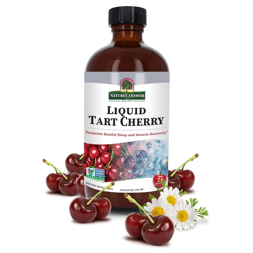 Het antwoord van de natuur Tart Cherry 8 Ounce Liquid 