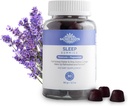 Slaap Gummies - Suikervrije Melatonine Gummies met Magnesium voor slaapondersteuning - Botanische Blend van Natuurlijke Ingrediënten - Keto, Vegan, Non-GMO & Gluten-Free - Made in USA (30 Servings)