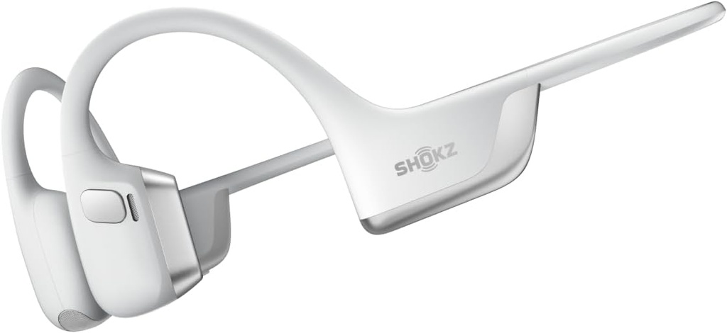 SHOKZ nieuwe OpenRun Pro 2-Bone conduction hoofdtelefoon, Open-Ear Bluetooth draadloze sport oortelefoons voor hardlopen, Workouts-Sweat Resistant,Secure Comfortable Fit-Deep Bass, Smart Mic, Reflective Strip