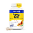 Enzymedica Papaya Gold, geavanceerde spijsverteringsenzymen met natuurlijke biologische Papaya & Chlorofyl voor uitgebreide digestie ondersteuning, hoge potentie bromelain & Papain, veganistisch, munt, 60 kauwtabletten