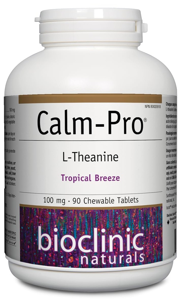 Bioclinic Calm Pro Kauwtabletten, 90 Tellen