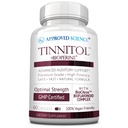 Goedgekeurde Wetenschap Tinnitol - Tinnitus Ondersteuning Supplement - Ease Ringing in The Ears - Boost Inner Ear Health - 60 Capsules - Made in The USA