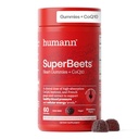 HumanN SuperBeets Heart Gummies Advanced - CoQ10 150 mg Plus Beetwortelpoeder & Grape Seed Extract, SuperBeets Gummy, 60 Tellen