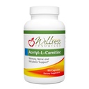 Wellnessbronnen Acetyl-L-Carnitine (ALC) voor geheugen, zenuwen (500 mg, 90 capsules)