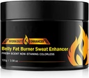 Hot Cream voor buikvet brander, gewichtsverlies Sweat Workout Enhancer Gel, vetbrandende crème voor maag vet brander, Cellulitis crème afslanken en vormen lichaam, diepe weefselmassage & spier