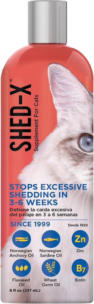 Shed-X Liquid Cat Supplement, 8oz 