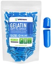 XPRS Nutra Formaat 0 Lege capsules - 100 Telle Lege Gelatine Capsules - Pillen DIY Capsule Vulling - Pure Bovine Pill Gel Caps for Do-It-Yourself Supplements (Blauw)