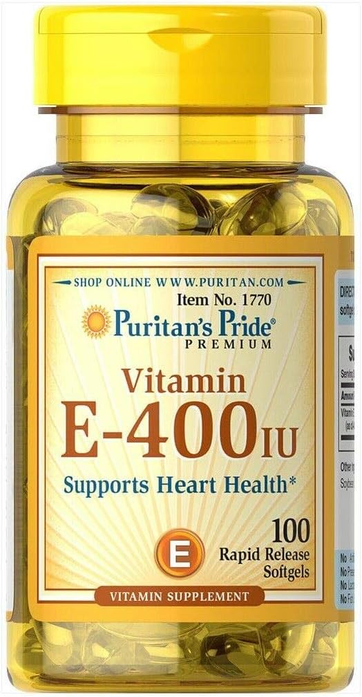 Puritan's Pride Vitamine E 400 IE Softgels, 100 Tellen