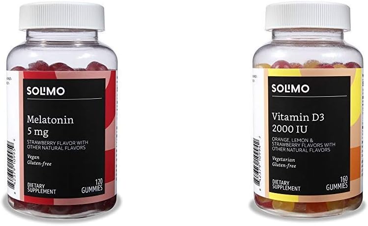 Basics Melatonine en Vitamine D3 Gummies Bundle (2 Packs)