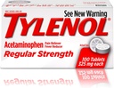 Tylenol Reg Strngth 100'S Maat 100ct Tylenol 325 Mg Regular Strength Pain Reliever