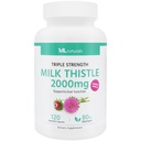 ML Naturals Milk Thistle 2,000mg (Per Serving) – Standardized Silymarin 192mg – 120 Vegetable Capsules – Supports Liver Health - Non-GMO