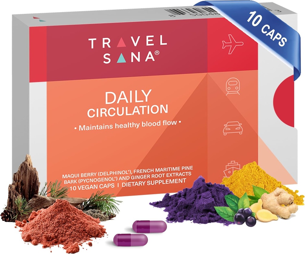 Dagelijkse Circulatie van de Antioxidant Powerhouse Supplement Ondersteunt ontstoken reactie, gezonde bloedstroom & metabolische functie 