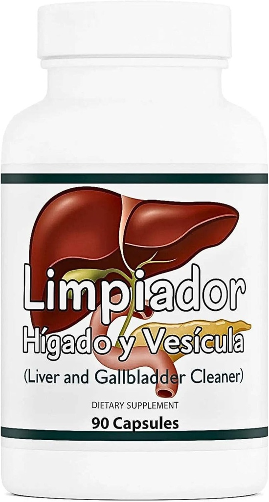 Limpiador Hígado y Vesícula, leverondersteuning, melkdistelextract, 90 capsules