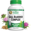 Botanic Choice Gall Bladder Complex - Adult Daily Supplement - Supports Healthy Digestive Function Eases Build Up That Leads to Bloating Burping and Discomfort 90 Capsules