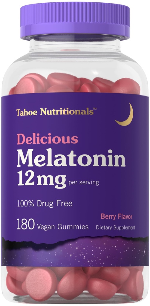 Carlyle Tahoe Nutritionals Melatonine Gummies 12mg 