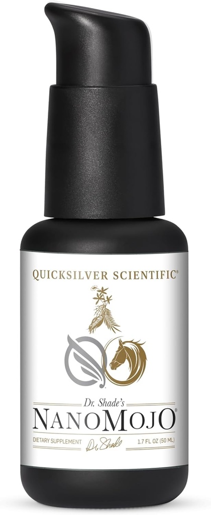Quicksilver Scientific NanoMojo - Male-Specific Endurance Elixir & Energy Boost Support - 19 Kruiden inclusief Epimedium voor mannen, Rhodiola Extract, Herbal Ginseng en Adaptogene Kruiden (1.7oz / 50ml)