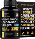 Glucosamine Chondroitin MSM Capsules - Joint Support Supplement for Adults, 2800 mg Triple Strength Vitamins: Glucosamine HCL, Chondroitin Sulfate with OptiMSM - Reduces Joint Discomfort, 120 Capsules