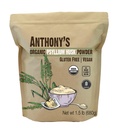 Anthony's Biologische Psyllium Husk Poeder, 1,5 lb, Glutenvrij, Niet GGO, Fijn gemalen, Keto vriendelijk