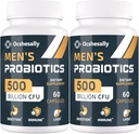 Probiotica voor mannen, 500 Miljard CFU & 12 Strains Mens probiotica, met turmeric, Cranberry, Goji - Probiotica voor de spijsverteringsgezondheid, Gut, Immune & Bloating, Prostate & Urinary Tract Health, 120 Capsule