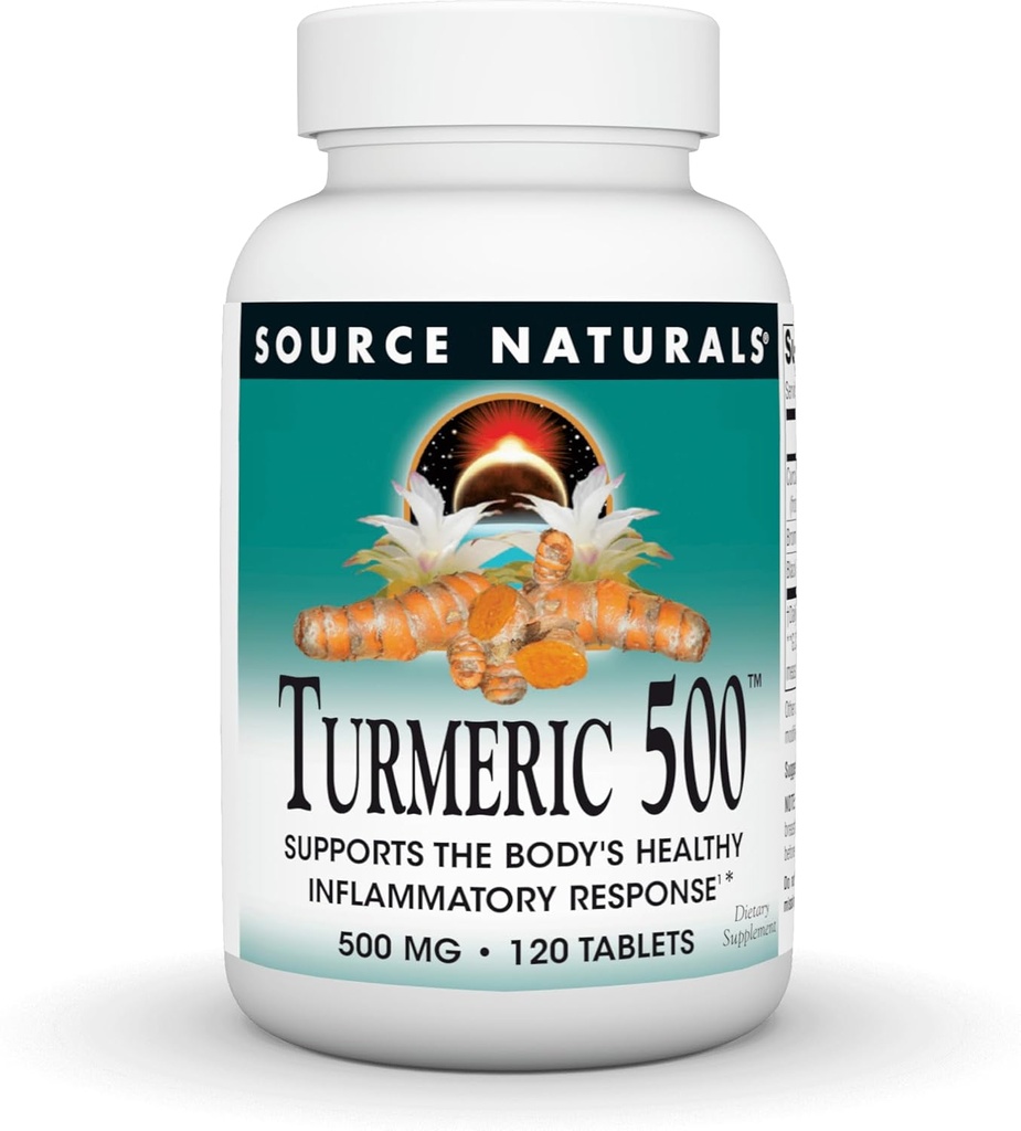 Bron Naturals Kurkuma 500, 500 mg - 120 tabletten