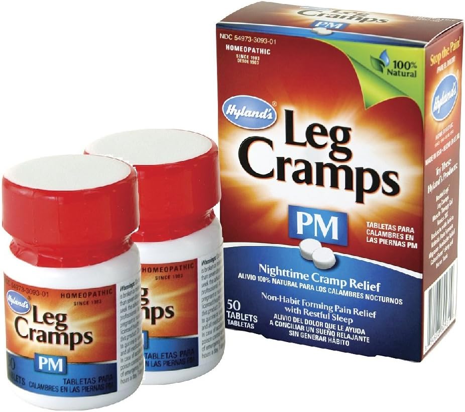 Hyland's Leg Cramps PM Tablets, 50 Count (pakket van 2)