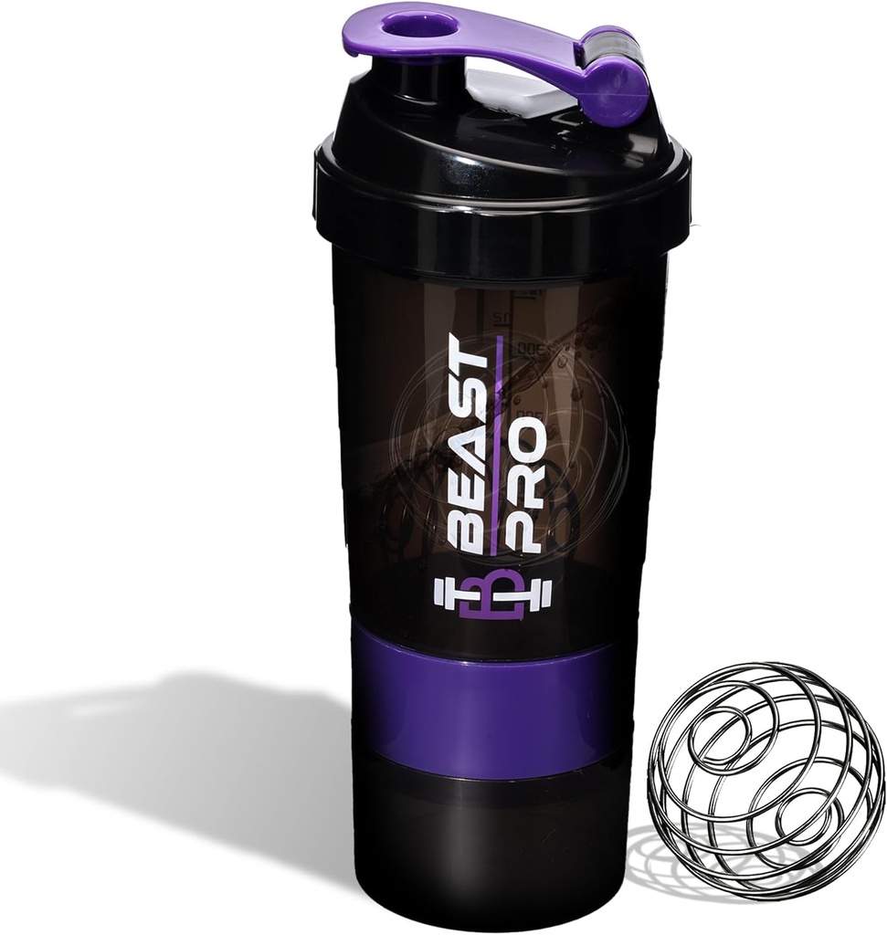 Beast Pro Shaker Bottle for Protein Shakes and Pre workouts 