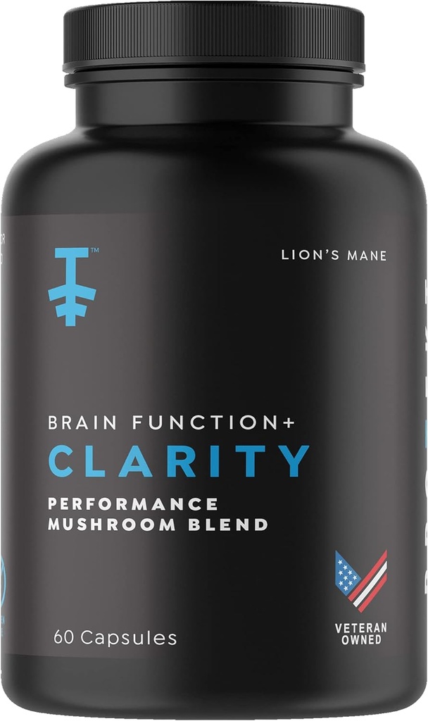 PROTECT Lions Mane Supplement Capsules - Lion's Mane & Reishi Mushroom Capsules, Nootropics Brain Supplements for Memory and Focus, Mushroom Supplement, Brain Energy Supplements - 60 Tellen