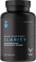 PROTECT Lions Mane Supplement Capsules - Lion's Mane & Reishi Mushroom Capsules, Nootropics Brain Supplements for Memory and Focus, Mushroom Supplement, Brain Energy Supplements - 60 Tellen