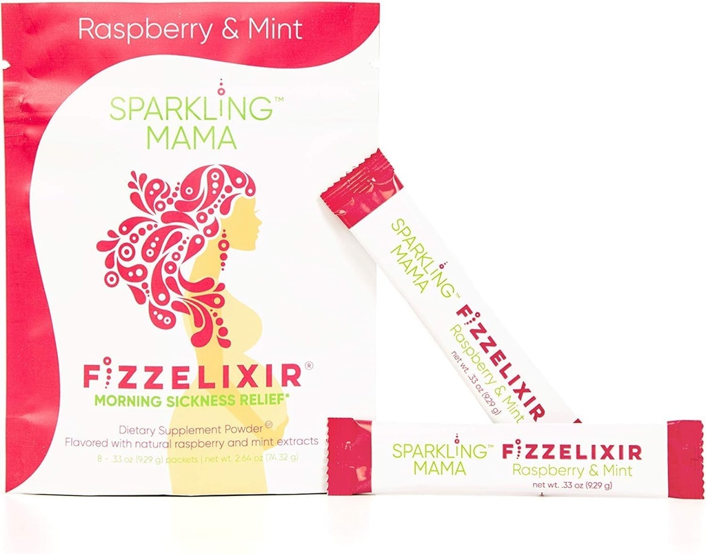 Ochtendziekte en misselijkheid Ondersteuning bij zwangerschap, drankmix met vitamine B6, Magnesium & Gember