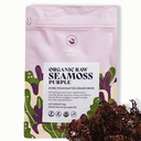 Organic Sea Moss Raw Purple - Makes 75oz of Seamoss Gel Rich in Phytonutrients & Minerals, Certified Non-GMO, Wildcrafted, Superfood - 3.5 oz Bag