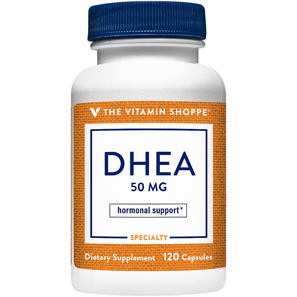 De vitamine Shoppe DHEA 50MG, Hormonale en gezonde veroudering ondersteuning voor beide mannen en vrouwen, eenmaal daags (120 capsules)