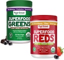 Feel Great USDA Organic Reds & Super Greens Powder Combo (2-Pack) 