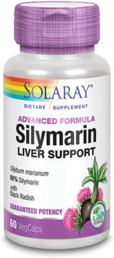 SOLARAY Silymarin Special Formula, Veg Cap (Btl-Plastic) 550mg 60ct