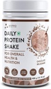 Dagelijks Proteïne Shake 118 kcal Calorieën, 25 Vitamine -Serving -40- voor mannen & vrouwen Chocolade Melk Shake smaak voor 400Gm