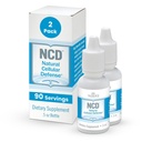 Natural Cellular Defense (NCD) Liquid Supplement, Advanced Mineral & Botanical Formula, Daily Immune & Cellular Wellness, Easy Absorption Drops, pH Balance, Cleansing (Two .5 oz Bottles, 180 serv.)