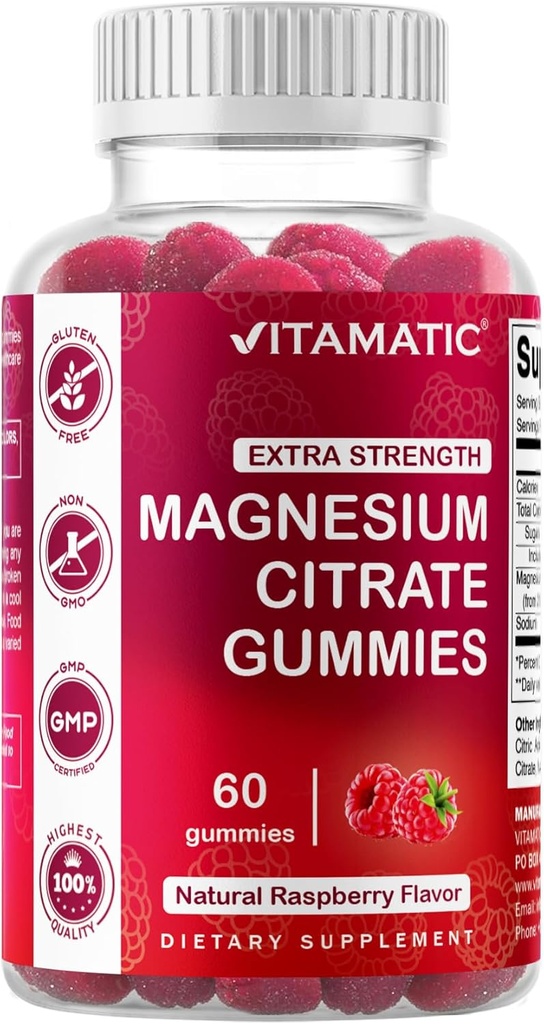 Vitamatic Extra sterkte Magnesium Gummies 
