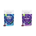 OLLY Extra Sterkte (5mg) & Normale sterkte (3mg) Melatonine Slaap Gummies met L-Theanine, 120 Graaf BlackBerry smaak