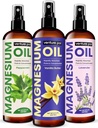 Venture Pal 100% Pure Magnesium Oil Spray met Vanille Boter, Snelle Absorptie, Minder Sting, Ultra-Soothing voor Slaap & Spierontspanning, Zeven (Big 8 oz) Mineralen
