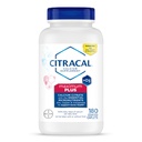 Citracal Maximum Plus Calcium Supplement - Calcium citraat met vitamine D3, zink, & essentiële mineralen voor botgezondheidsondersteuning, leeftijden 12+, 180 Tellen (Verpakking mei Vary)