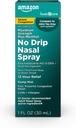 Basic Care No Drip Severe 12 Hour Neus Decongestant Pump Mist, Steroid Free, Maximale sterkte Plus Menthol 1 fl oz (pakket van 1)