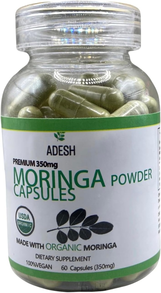 Adesh Moringa Powder Capsules 