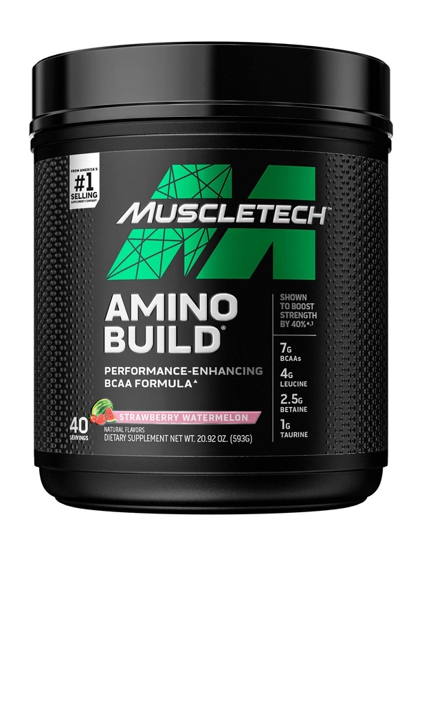 Muscletech Wei Protein Powder & BCAA Amino Acids Powder Muscle Building Formula with Whey Isolate, Peptides, BCAAs & Electrolytes (4 Pond, 40 Servings)