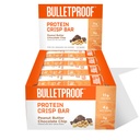 Kogelvrij Proteïne Crisp Bars, Pindakaas Chocolade Chip, 12 Pack, Hoog Proteïne, Lage Suiker