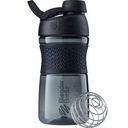 BlenderBattle SportMixer Shaker Bottle Perfect voor eiwitshakes en pre-workout, 20-ounce, zwart