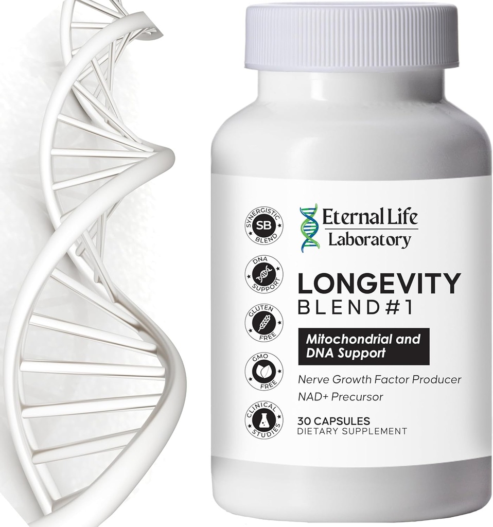 NAD+ Supplement met CoQ10 200mg, PQQ, Nicotinamide Riboside, Shilajit voor antiverouderende huid en cel vitaliteit Duurzaamheid Blend #1 Gemaakt met Himalaya Shilajit en NAD - 30 Veggie Capsules